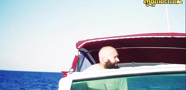 MAMACITAZ - Gina Snake - Rich Daddy Fucks A Super Hot Spanish MILF On His Yacht